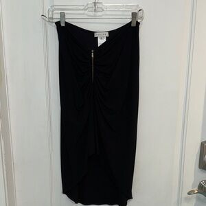 Celine Black High Low Skirt
